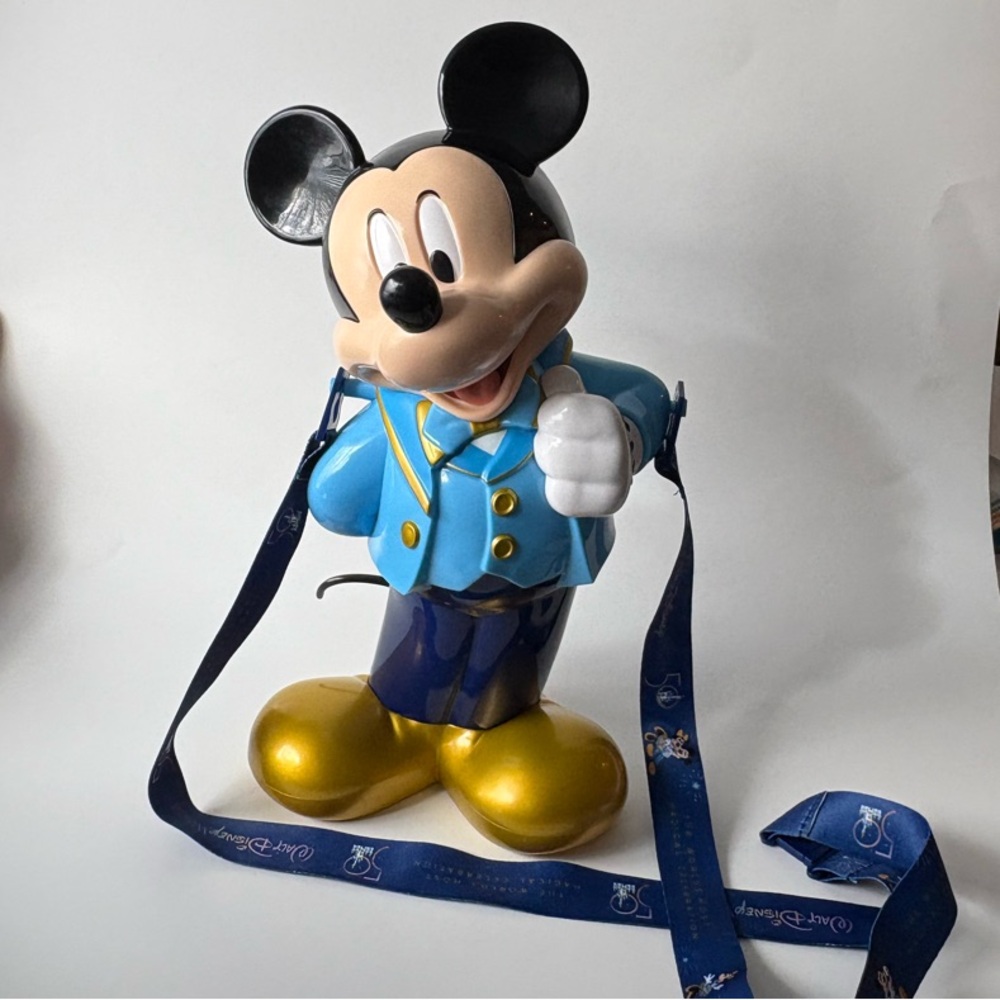Walt Disney World 50th Anniversary  Mickey Mouse Figurine popcorn bucket